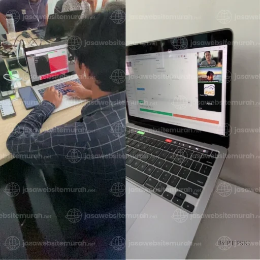 Portfolio website dan sistem JWM